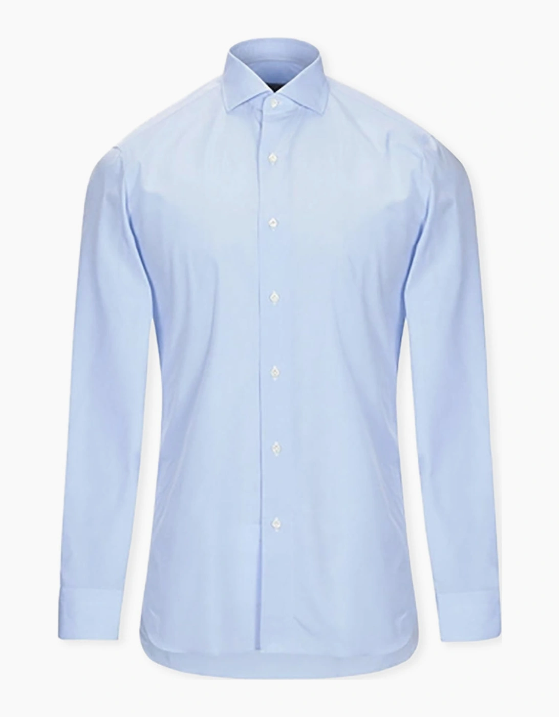 BOGLIOLI Men's Men's Boglioli Light Blue Pure Cotton Long Sleeve