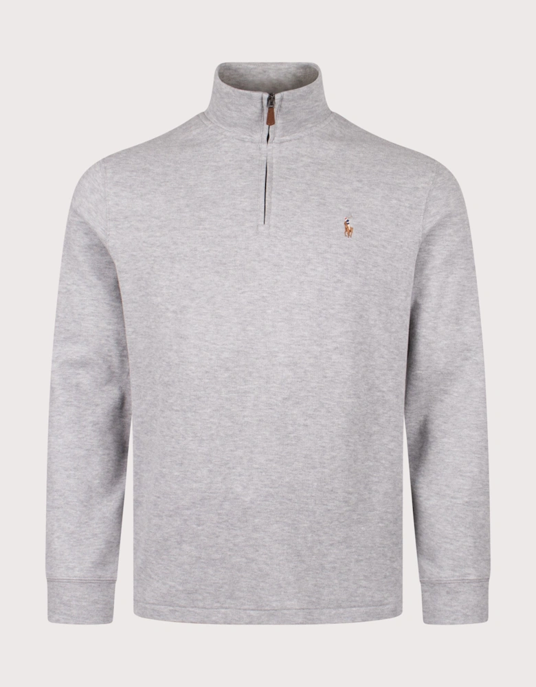 Estate-Rib Quarter Zip Knit