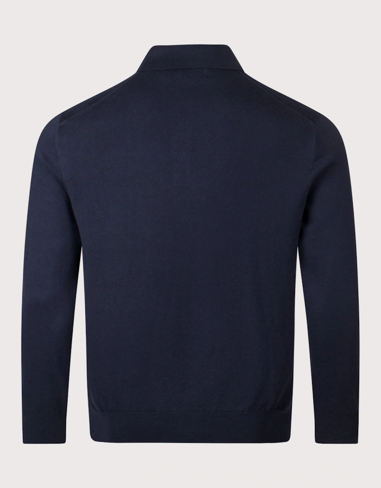 Polo Collar Knit Jumper