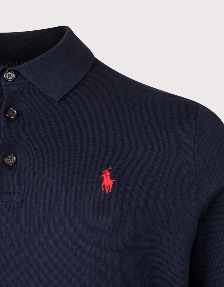 Polo Collar Knit Jumper