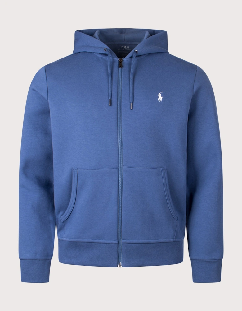 Zip Through Double Knit Hoodie
