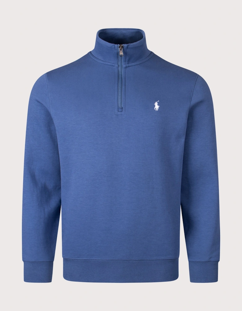 Double-Knit Quarter Zip Jumper