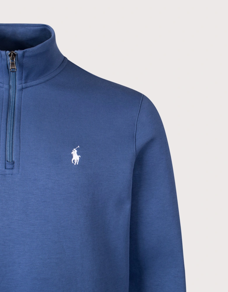 Double-Knit Quarter Zip Jumper