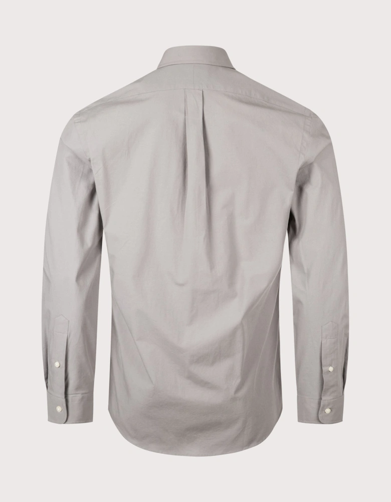 Custom Fit Stretch Poplin Shirt