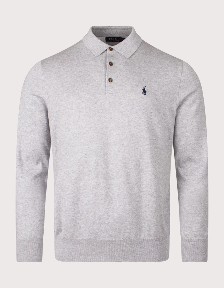 Polo Collar Knit Jumper