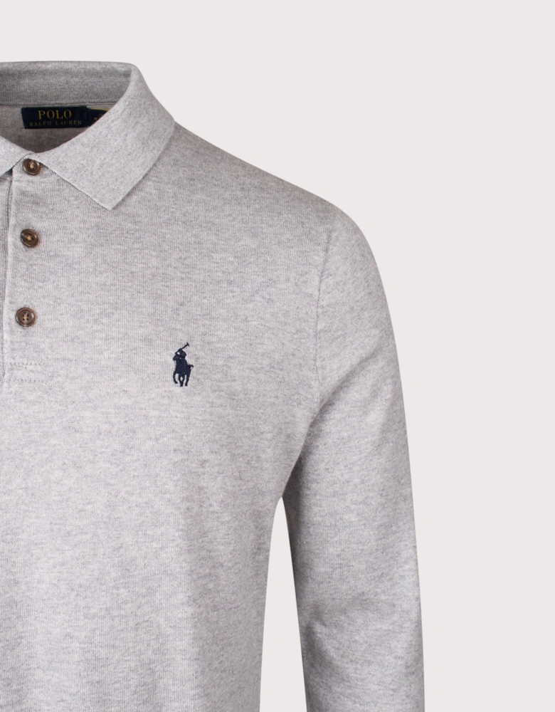 Polo Collar Knit Jumper