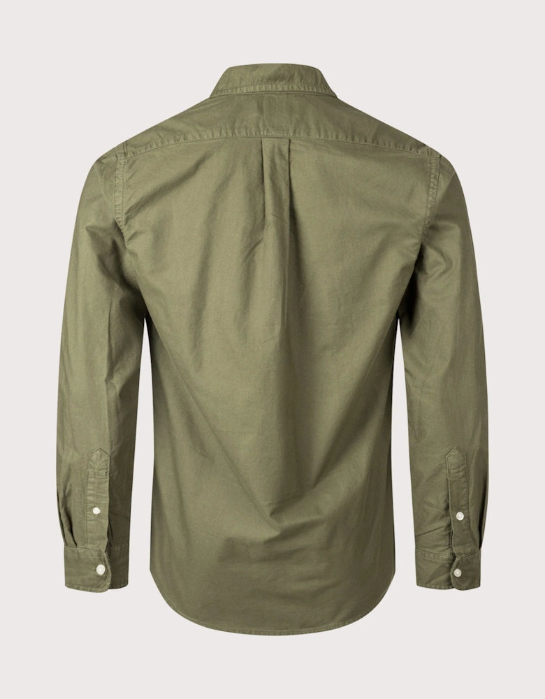 Custom Fit Garment-Dyed Oxford Shirt