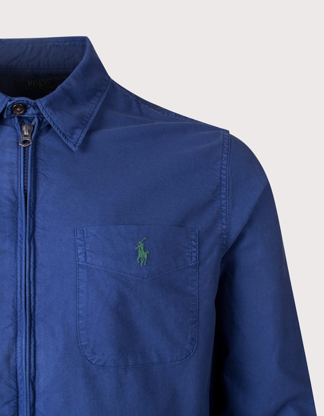 Garment-Dyed Oxford Overshirt