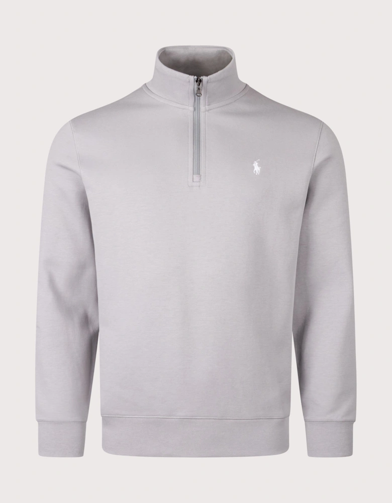Double-Knit Quarter Zip Jumper