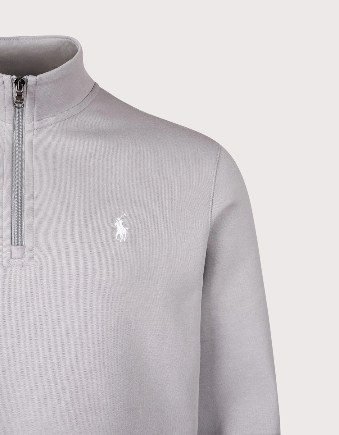 Double-Knit Quarter Zip Jumper