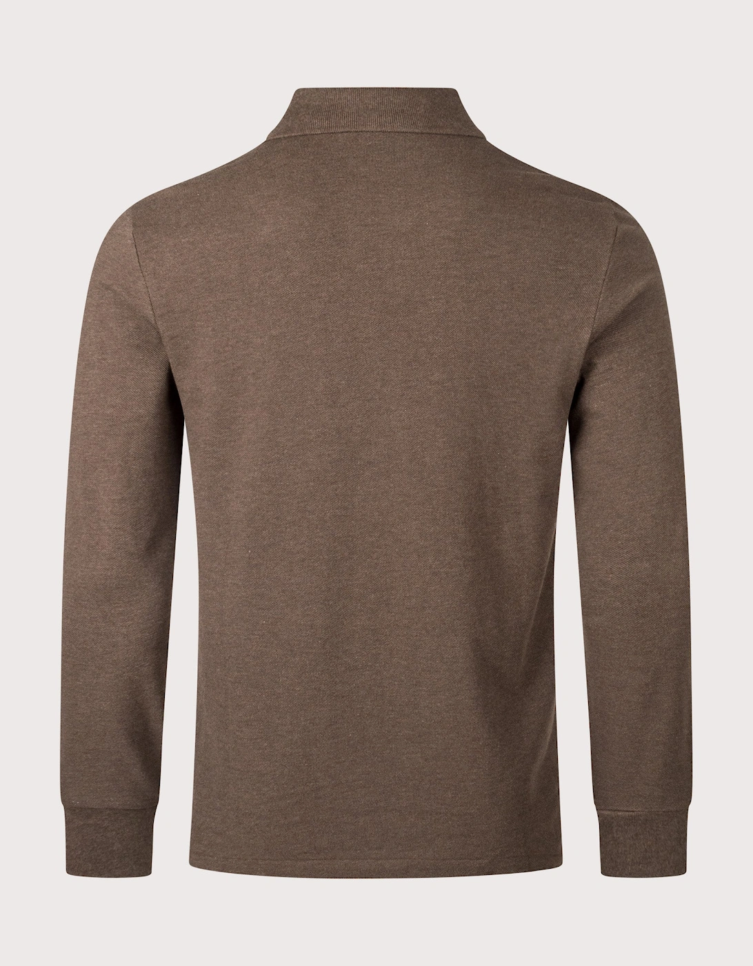 Custom Slim Fit Long Sleeve Polo Shirt