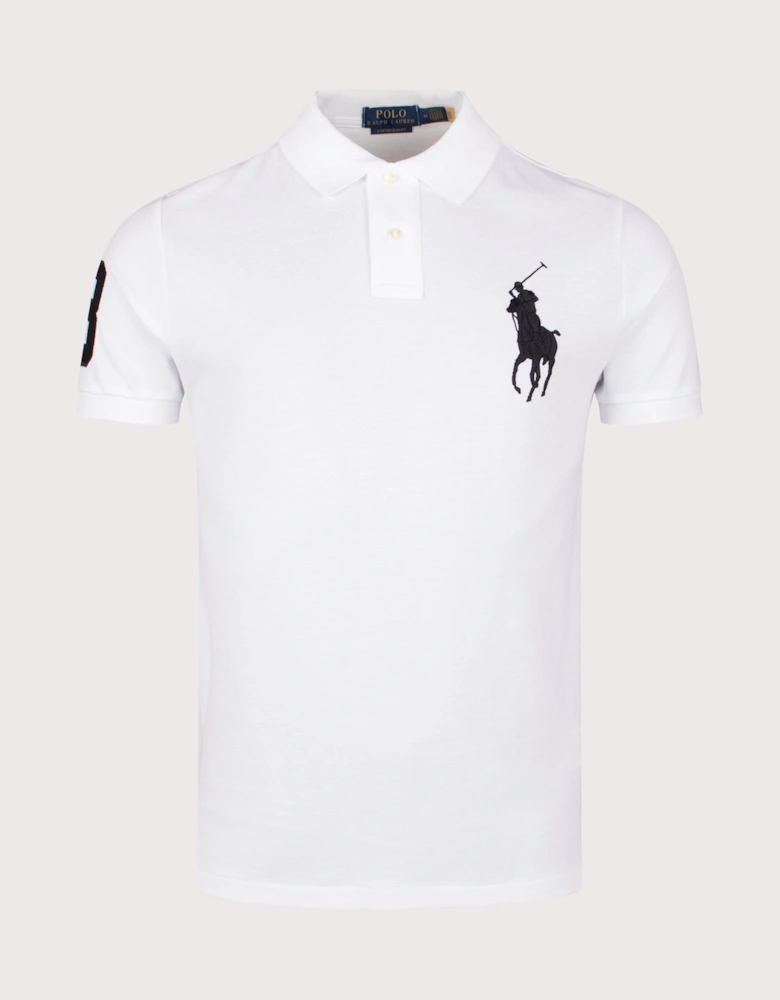 Custom Slim Fit Big Pony Mesh Polo Shirt