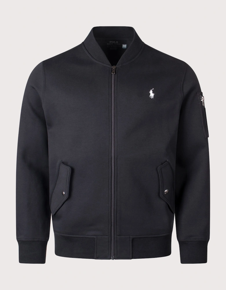 Double Knit Bomber Jacket