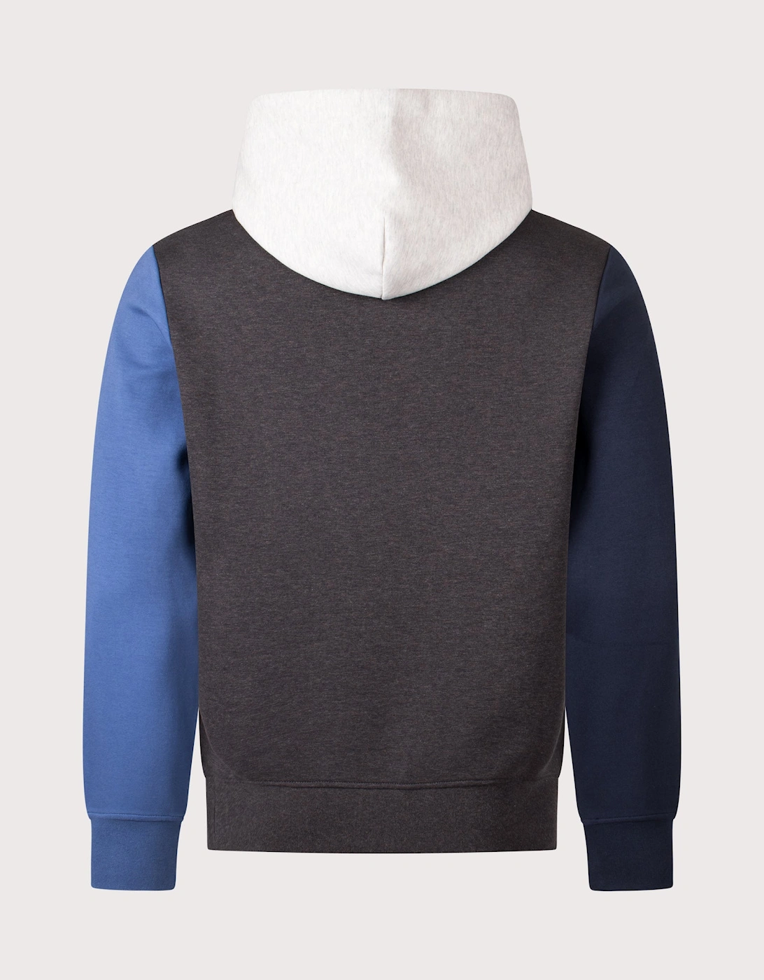 Relaxed Fit Double Knit Logo Hoodie