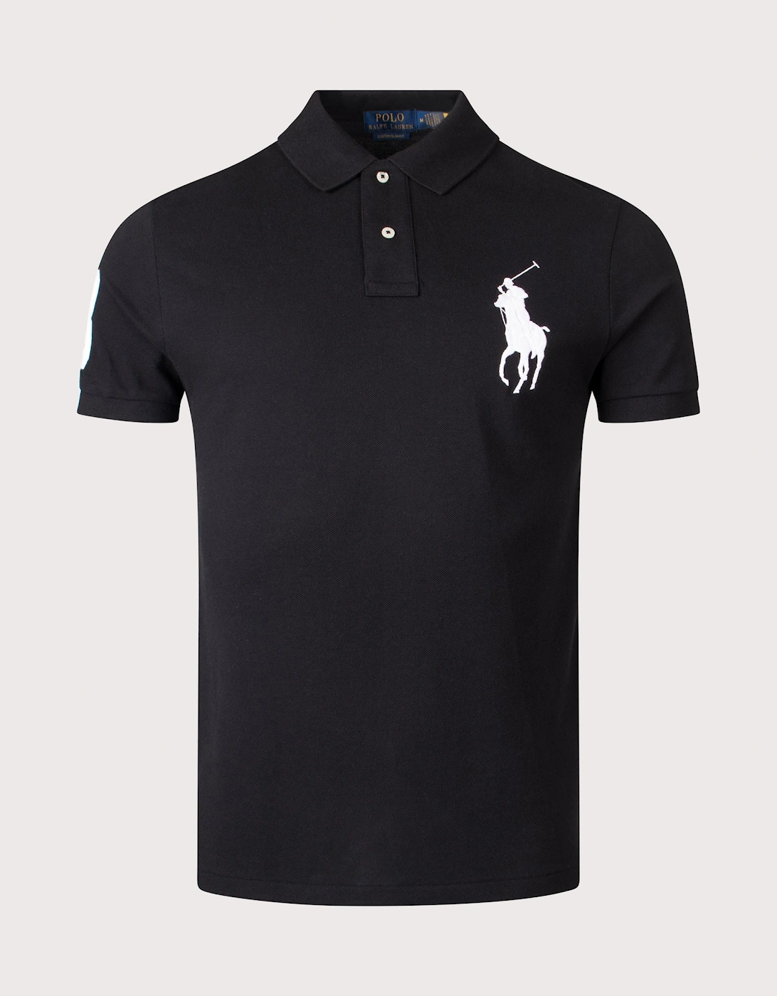 Custom Slim Fit Big Pony Mesh Polo Shirt