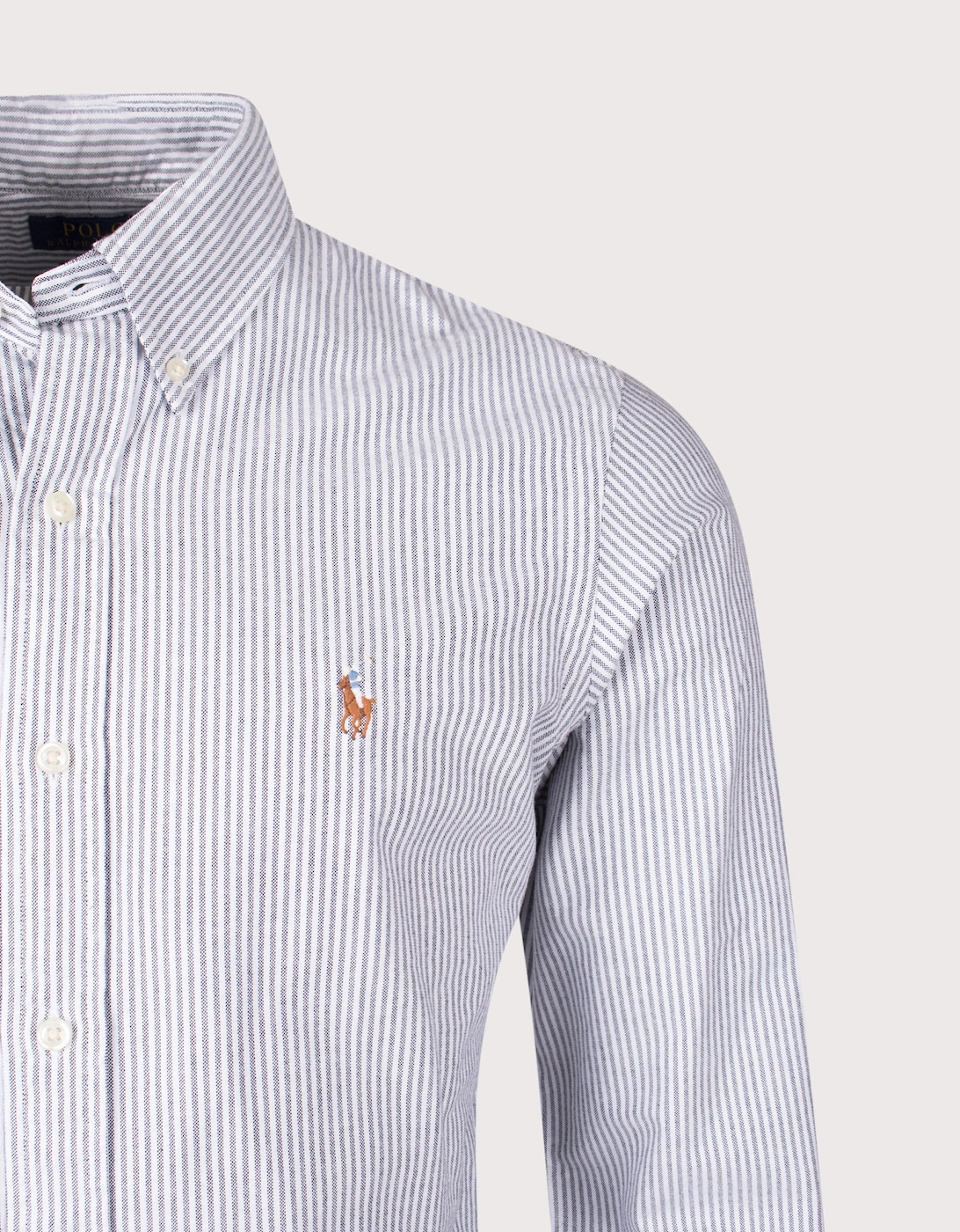 Custom Fit Striped Oxford Shirt