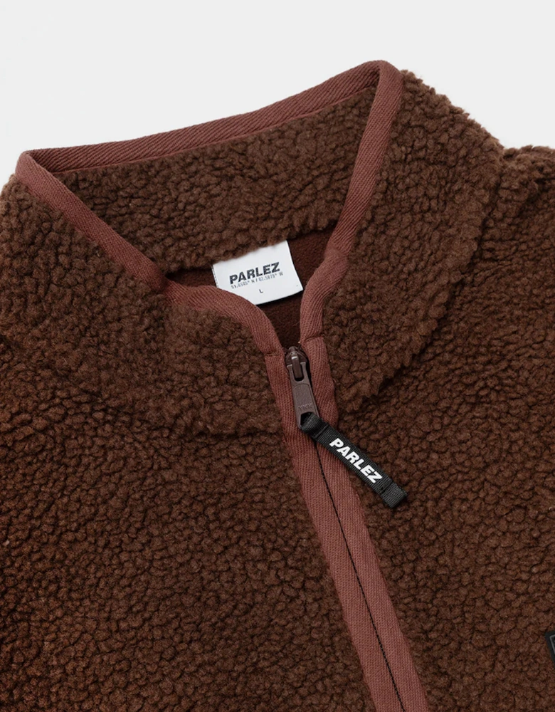 Amity Zip Thru Coffee Fleece