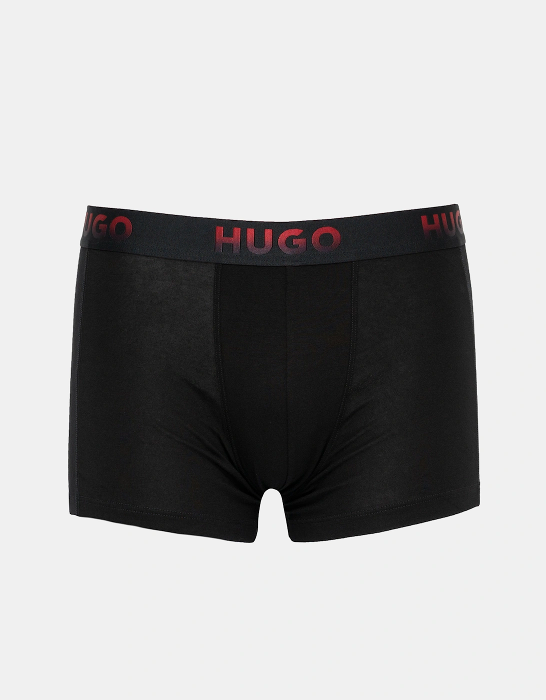 HUGO Mens Spray 3-Pack Trunks - Black 001