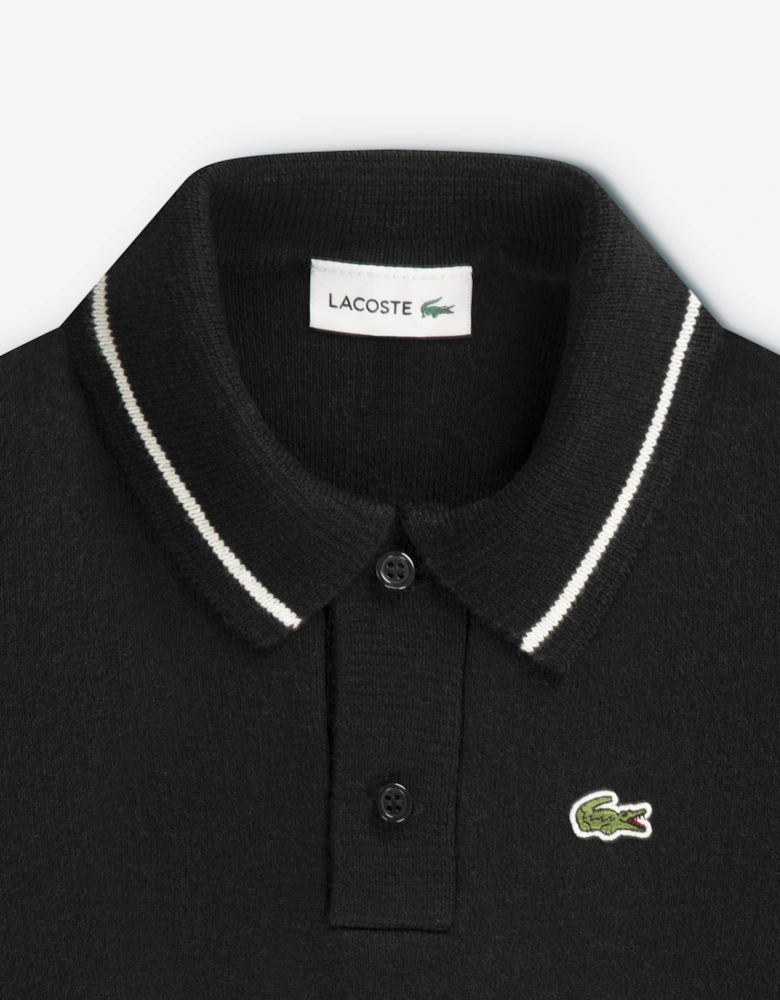 Boys Polo Jumper in Black