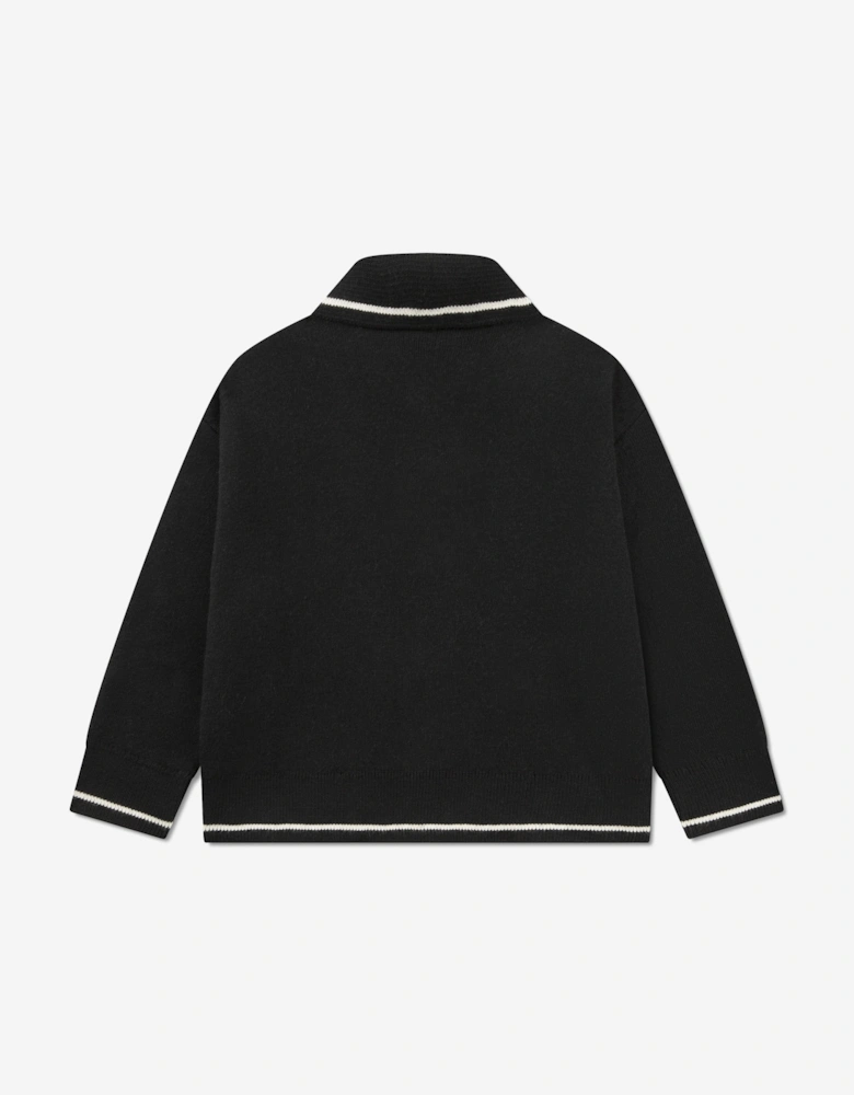 Boys Polo Jumper in Black