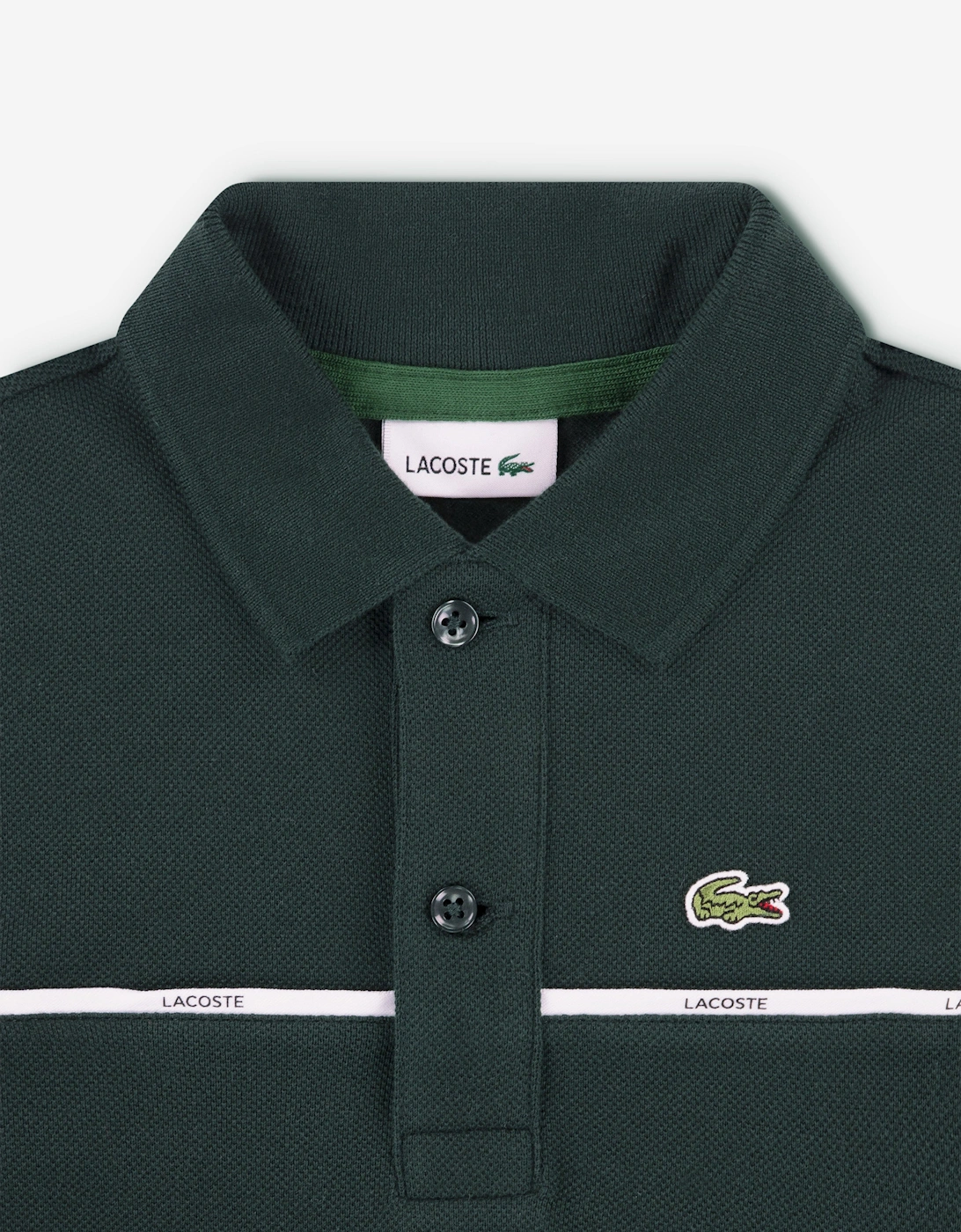 Boys Micro Taping Polo Shirt in Green
