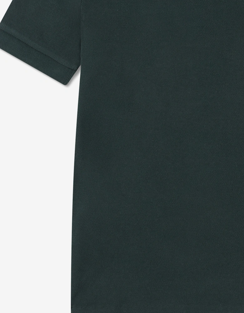 Boys Micro Taping Polo Shirt in Green