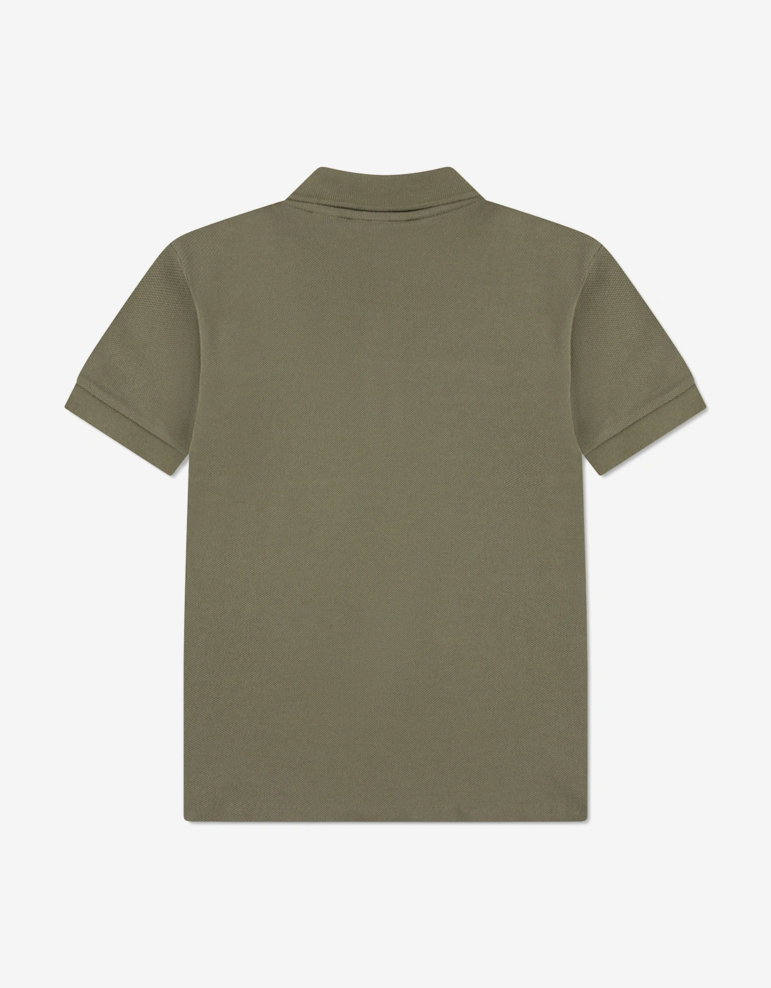 Boys Colourblock Polo Shirt in Green