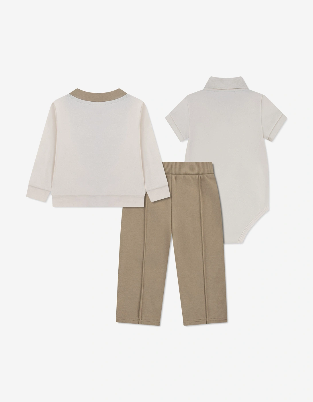 Baby Boys Mon Premier 3 Piece Set in Beige