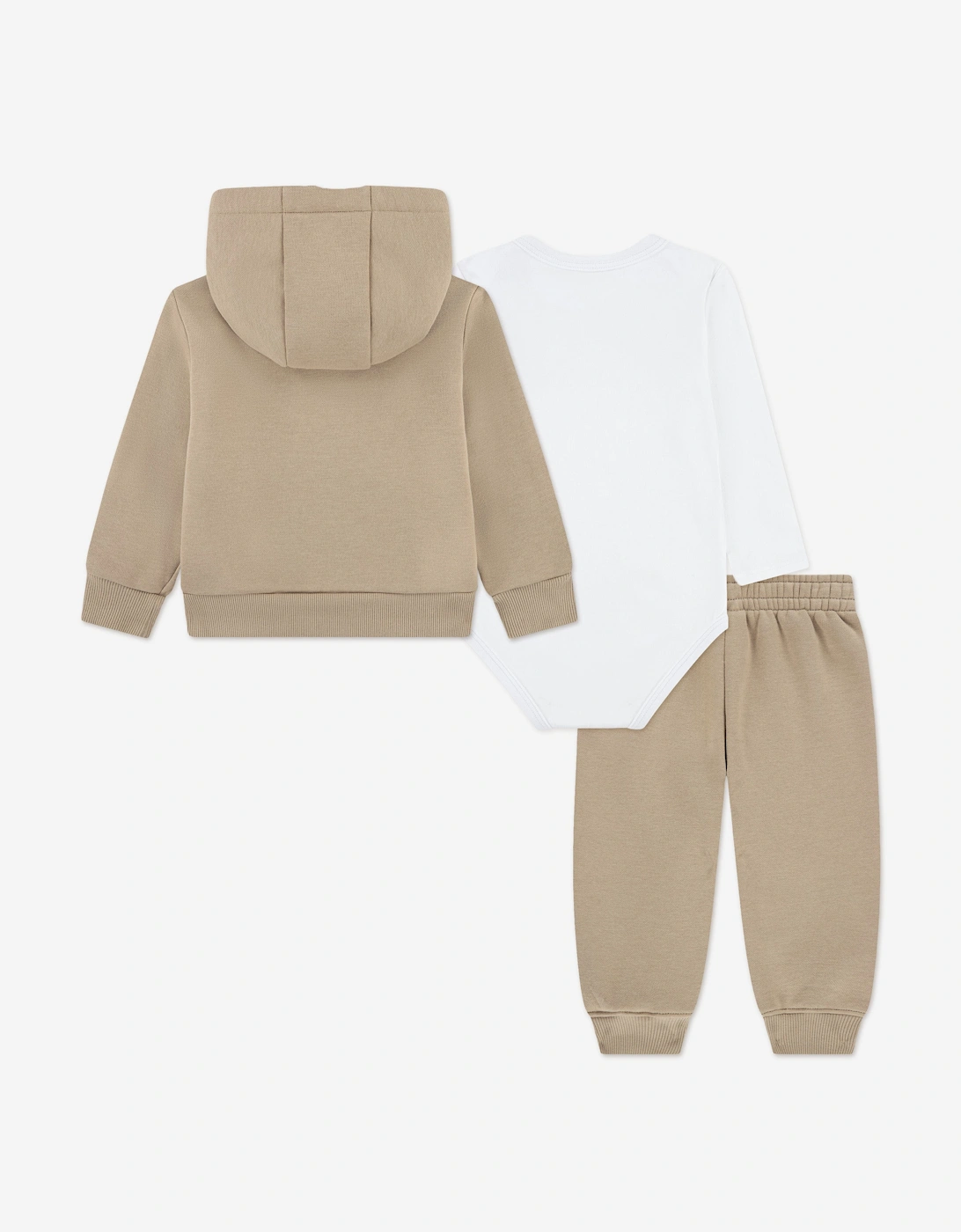 Baby Mon Premier Tracksuit Set in Beige