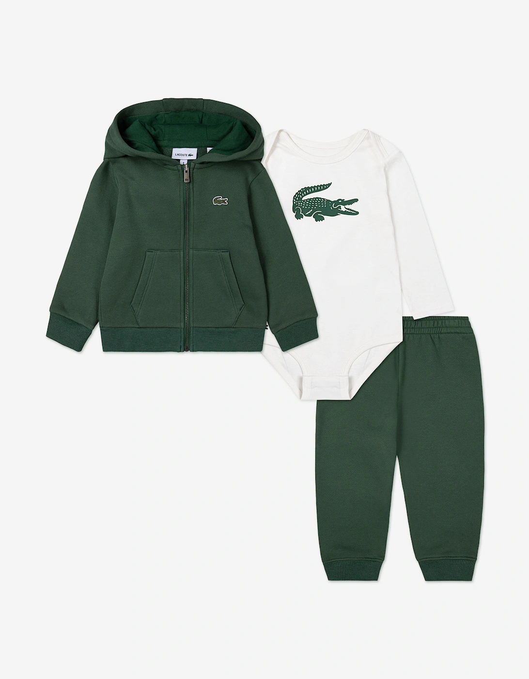 Baby Mon Premier Tracksuit Set in Green, 6 of 5
