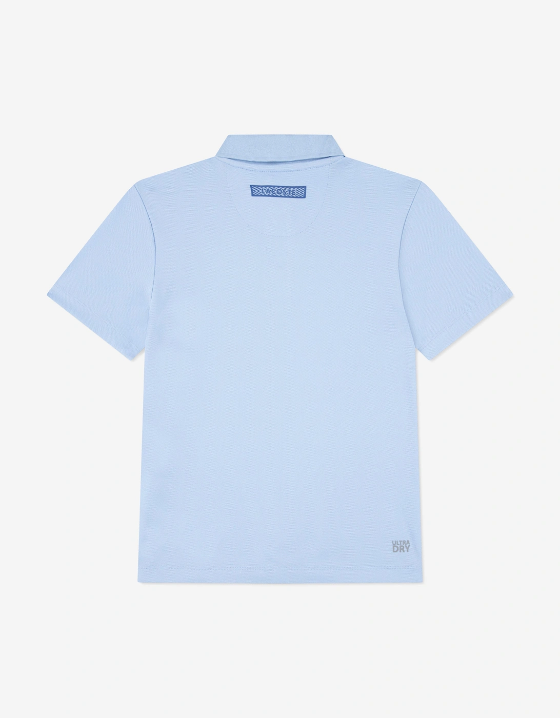 Boys Novak Djokovic Crossed Polo Shirt in Blue