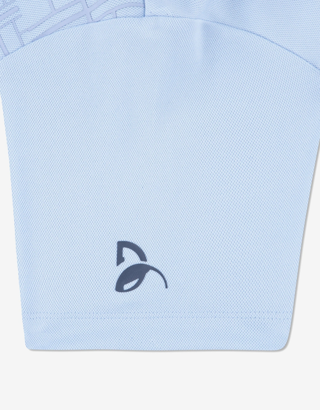 Boys Novak Djokovic Crossed Polo Shirt in Blue