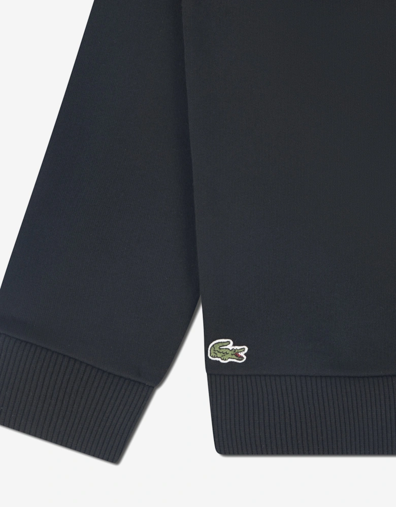 Boys Graphic Fleece Sweatshirt in Black