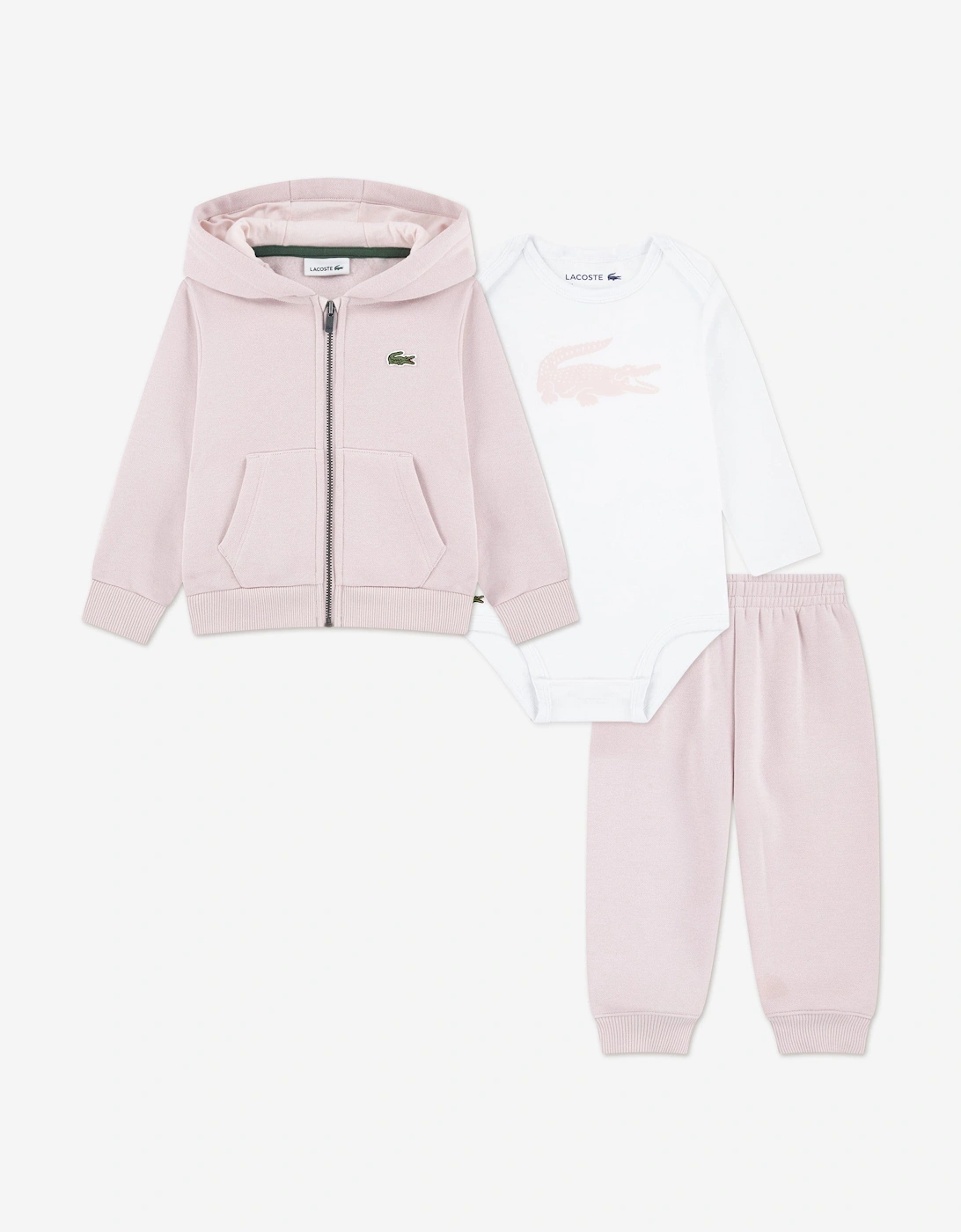 Baby Girls Mon Premier Tracksuit Set in Pink, 6 of 5