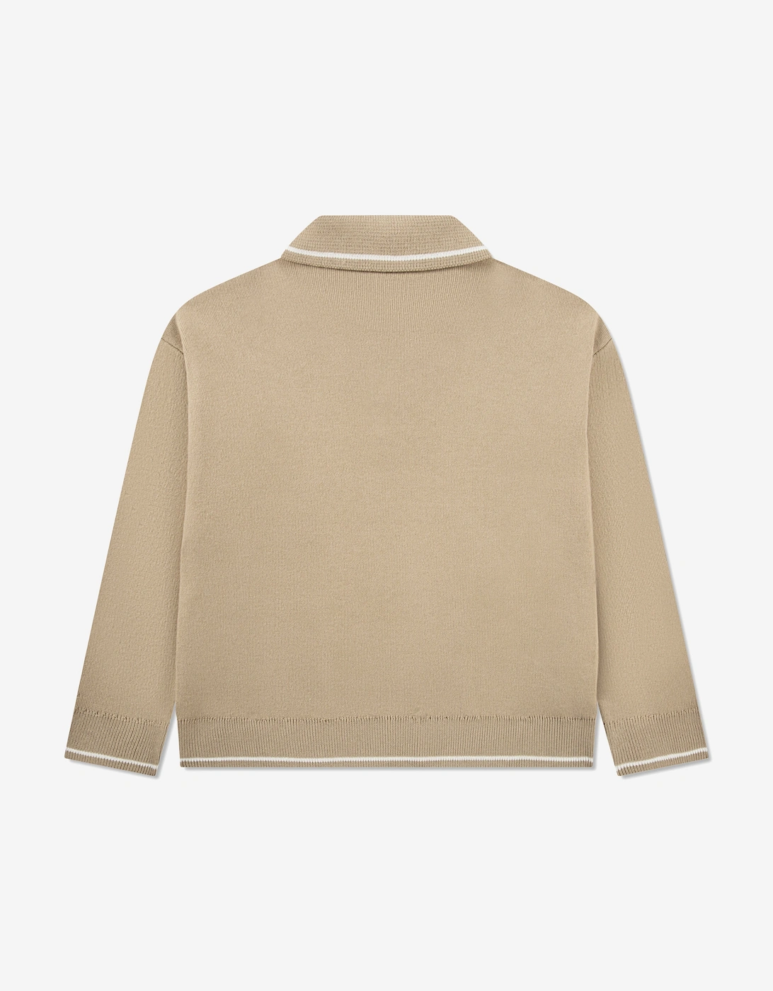 Boys Polo Jumper in Beige