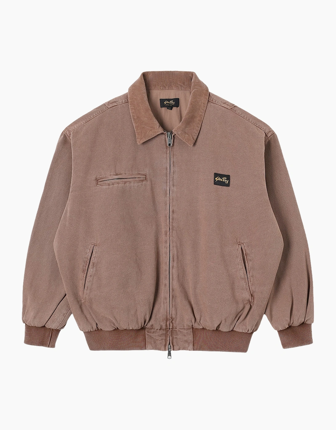 Men's Stan Ray Roughneck Collared Bomber - Brown - Size: 42/Regular