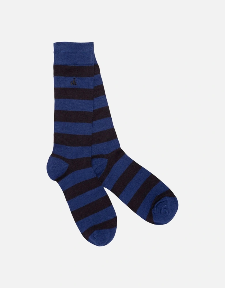 SOCKS CHARCOAL STRIPE