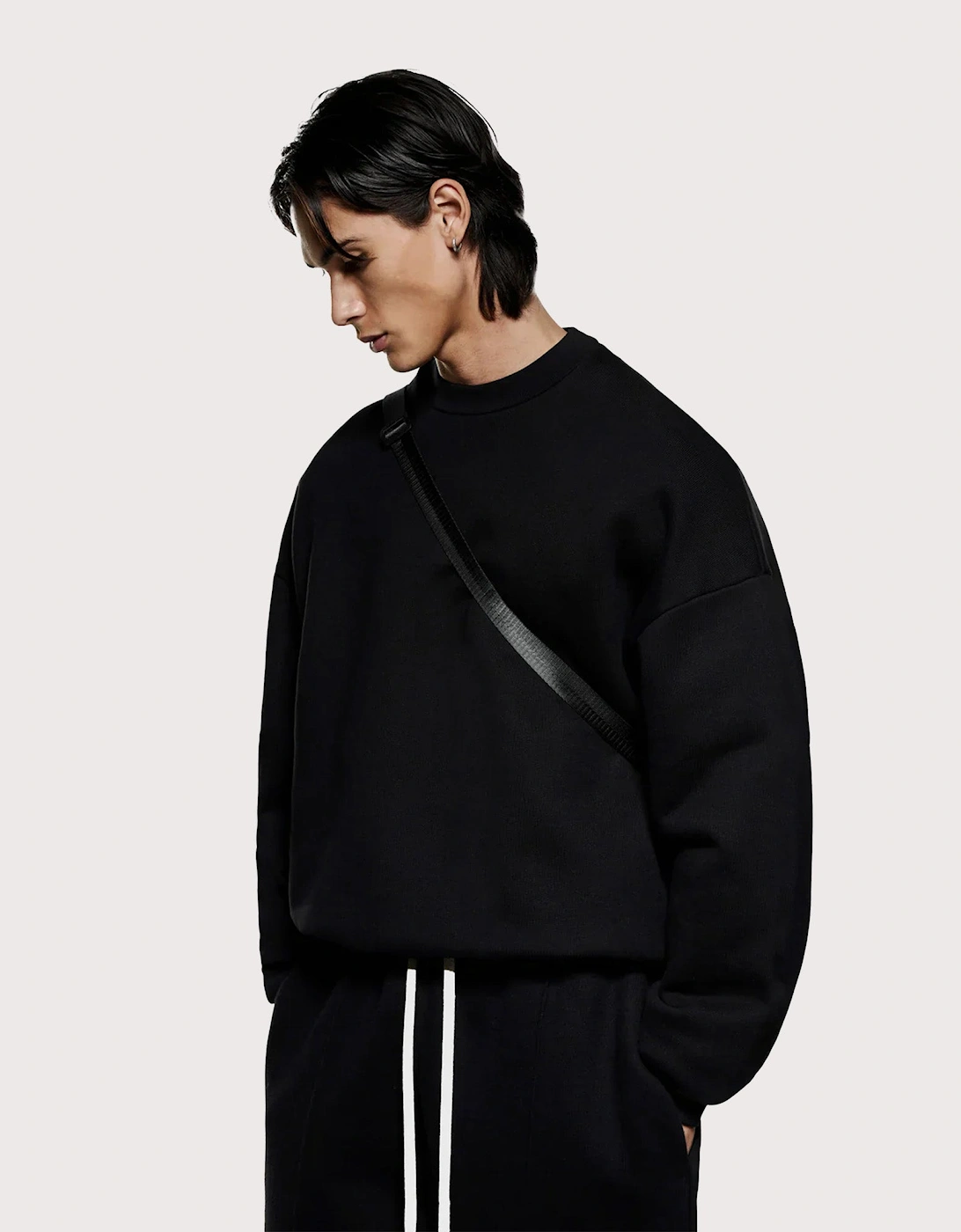 Oversized Fit 800 GSM Superweight Crewneck Sweatshirt