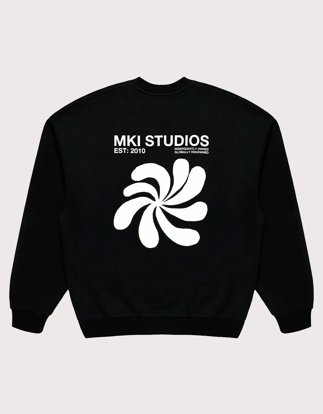Oversized Abstract Crewneck Sweatshirt, 8 of 7