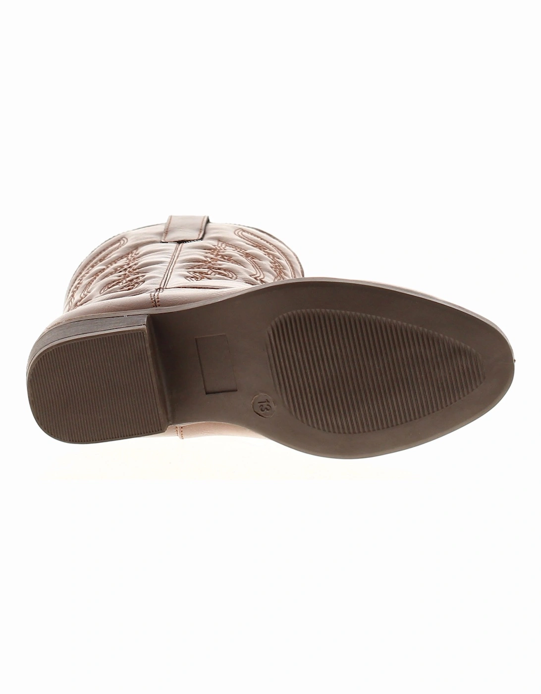 Girls Boots Cowby Ranch brown UK Size