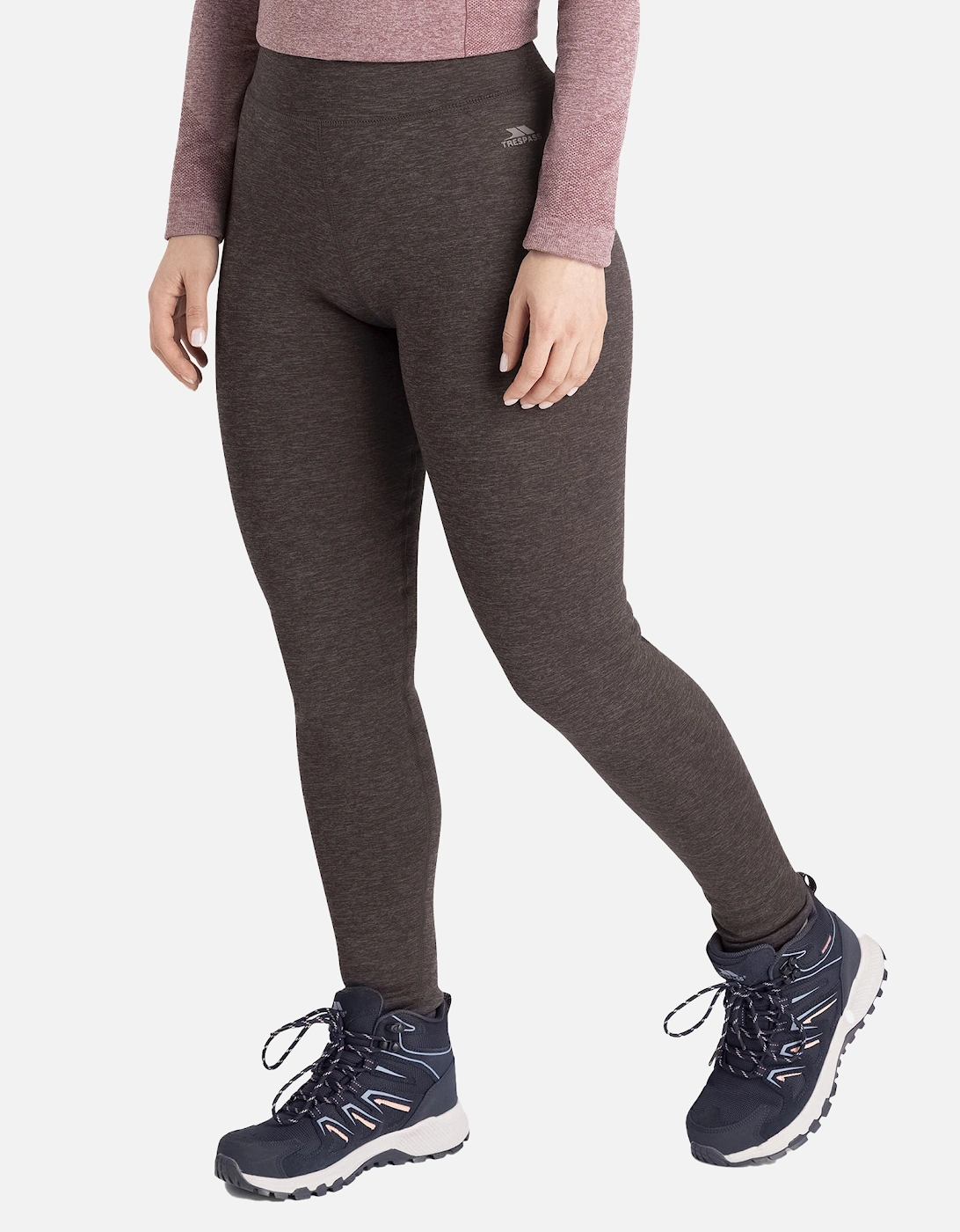 Trespass Women's Grey / Fuzzy Sherpa Leggings - Size: 14