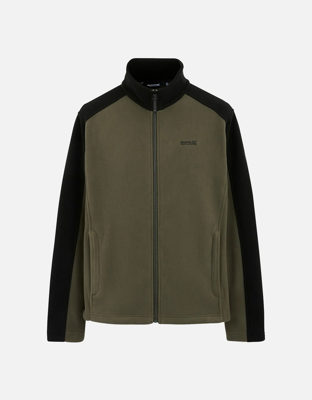 Great Outdoors Mens Hedman II Two Tone Full Zip Fleece Jacket, 6 of 5