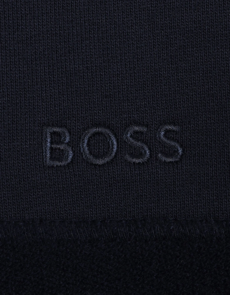 Boss Orange ZE_WINTERBRUSH HALF ZIP DARK BLUE
