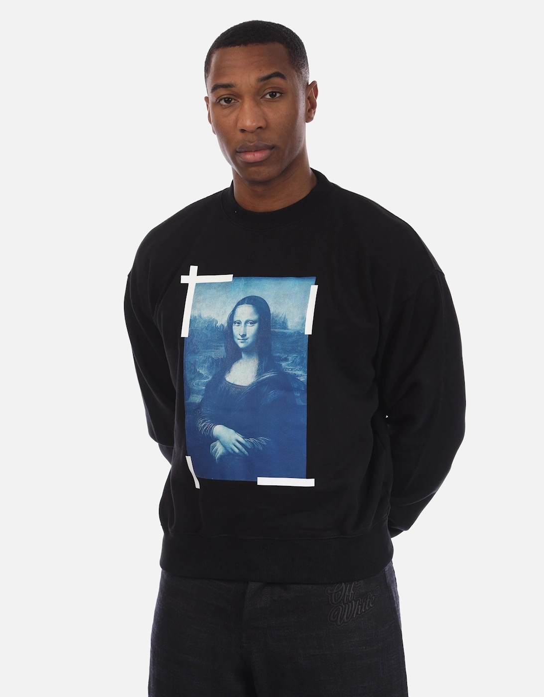 Monalisa Over Crewneck Sweatshirt, 5 of 4