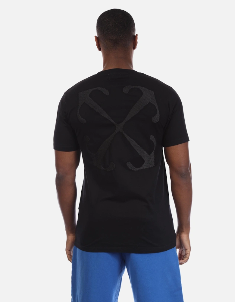 Arrow Embroidered Slim T-Shirt