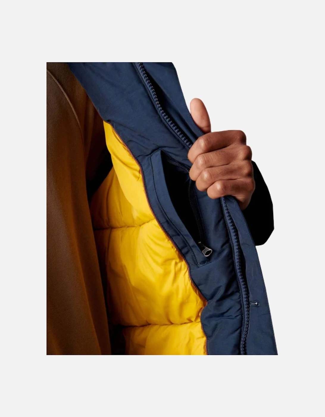 Navy Blazer Mountain Parka