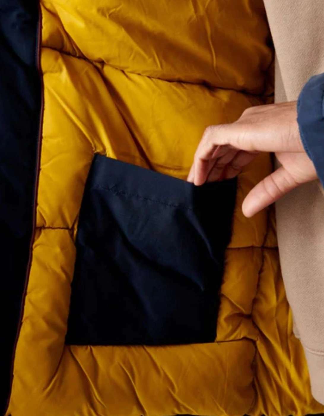 Navy Blazer Mountain Parka