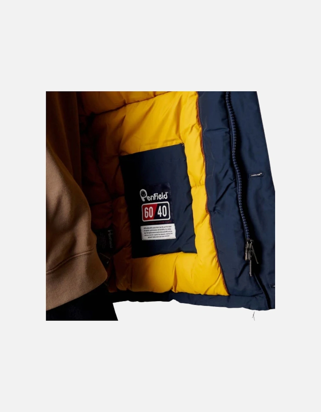 Navy Blazer Mountain Parka