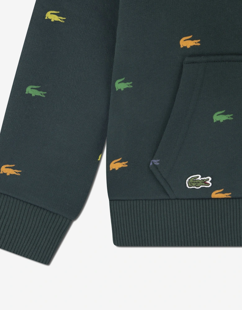 Boys Allover Croc Tracksuit in Green