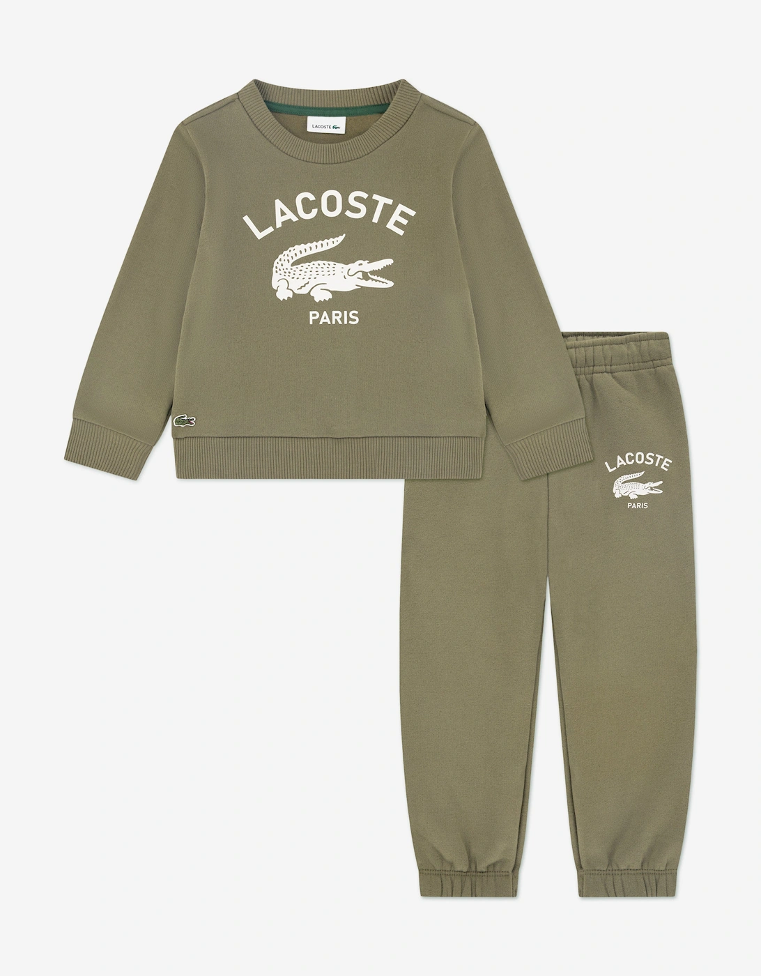 Lacoste Boys Soft Branding Tracksuit in Green - Size: 2 years